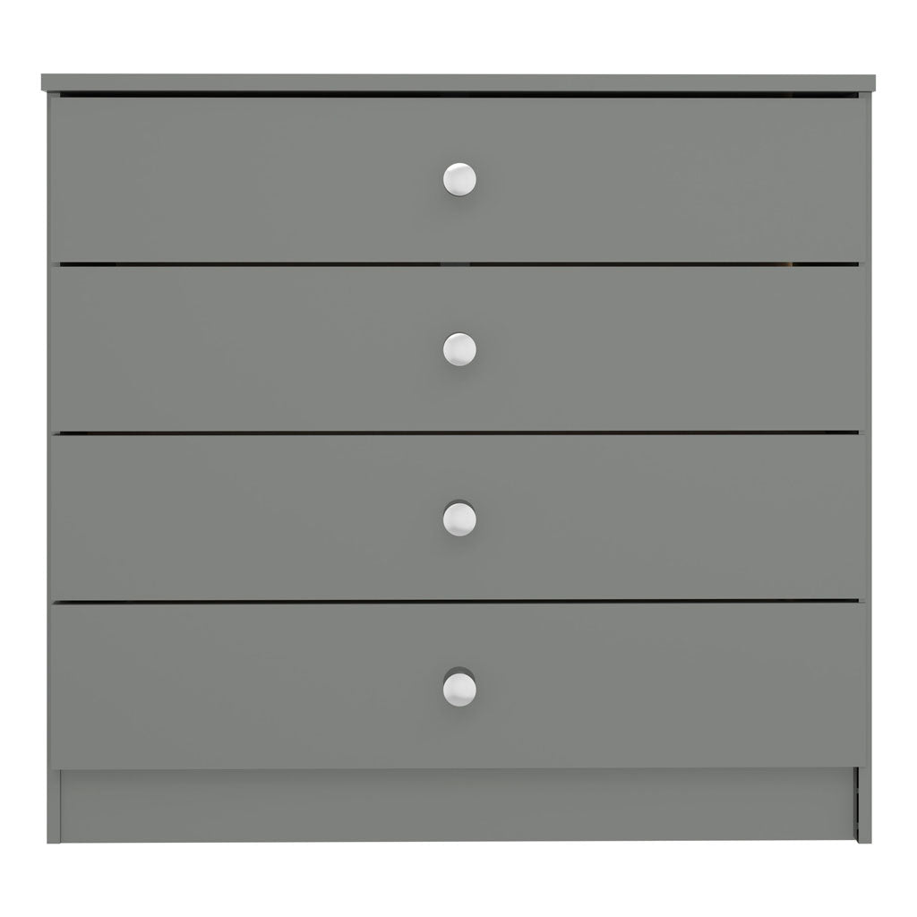 High Gloss Chest Of 4 Drawers - Denver
