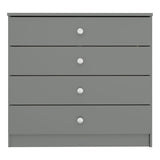 High Gloss Chest Of 4 Drawers - Denver
