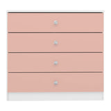 High Gloss Chest Of 4 Drawers - Denver