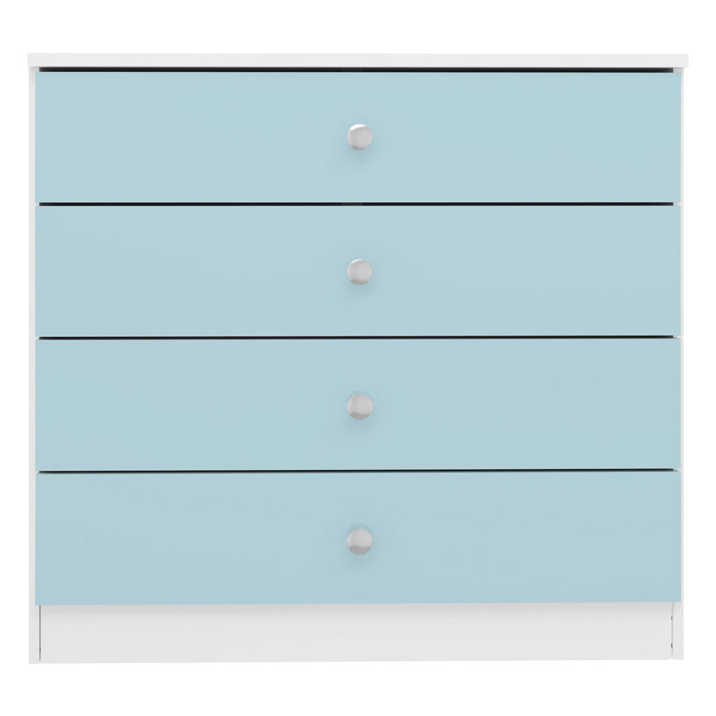 High Gloss Chest Of 4 Drawers - Denver