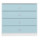 High Gloss Chest Of 4 Drawers - Denver