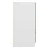 High Gloss Chest Of 4 Drawers - Denver