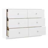 High Gloss Chest Of 6 Drawers - Denver