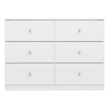 High Gloss Chest Of 6 Drawers - Denver