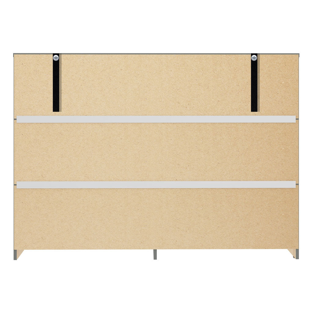 High Gloss Chest Of 6 Drawers - Denver
