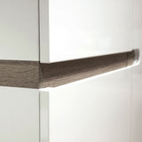High Gloss Sideboard With 2 Doors And 1 Drawer - Chelsea