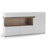 High Gloss Sideboard With 3 Doors - Chelsea
