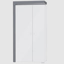 High Gloss Wardrobe With 2 Doors And LED Lights - Ashburn