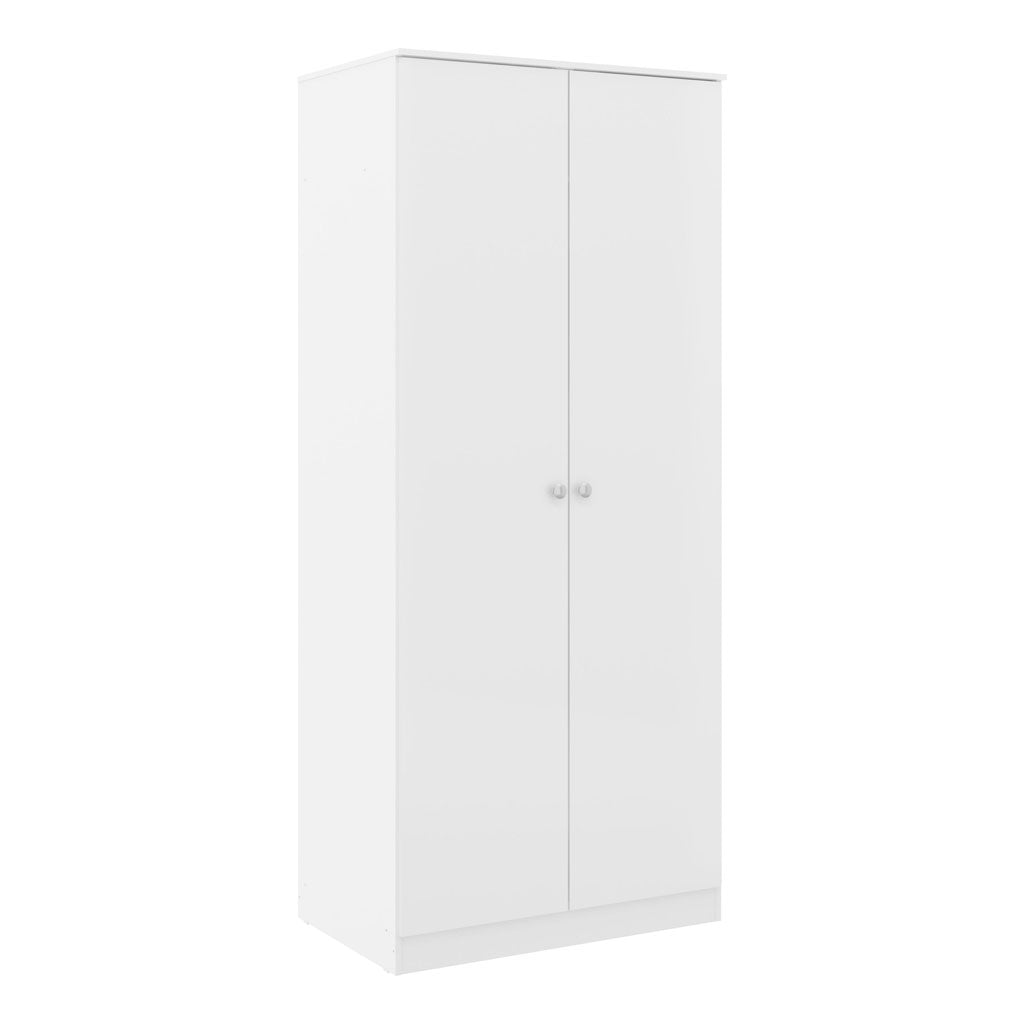 High Gloss Wardrobe With 2 Doors - Denver