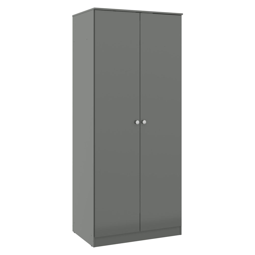 High Gloss Wardrobe With 2 Doors - Denver