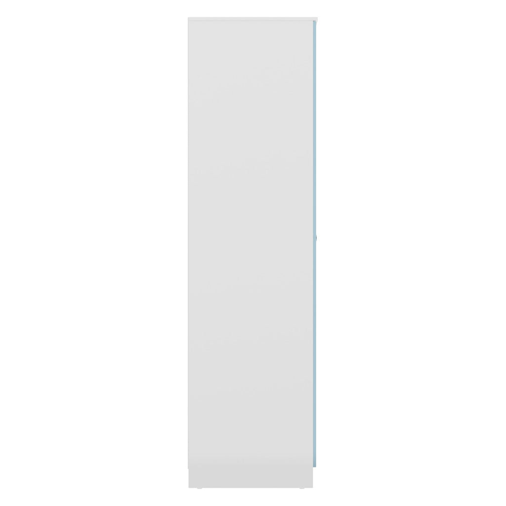 High Gloss Wardrobe With 2 Doors - Denver