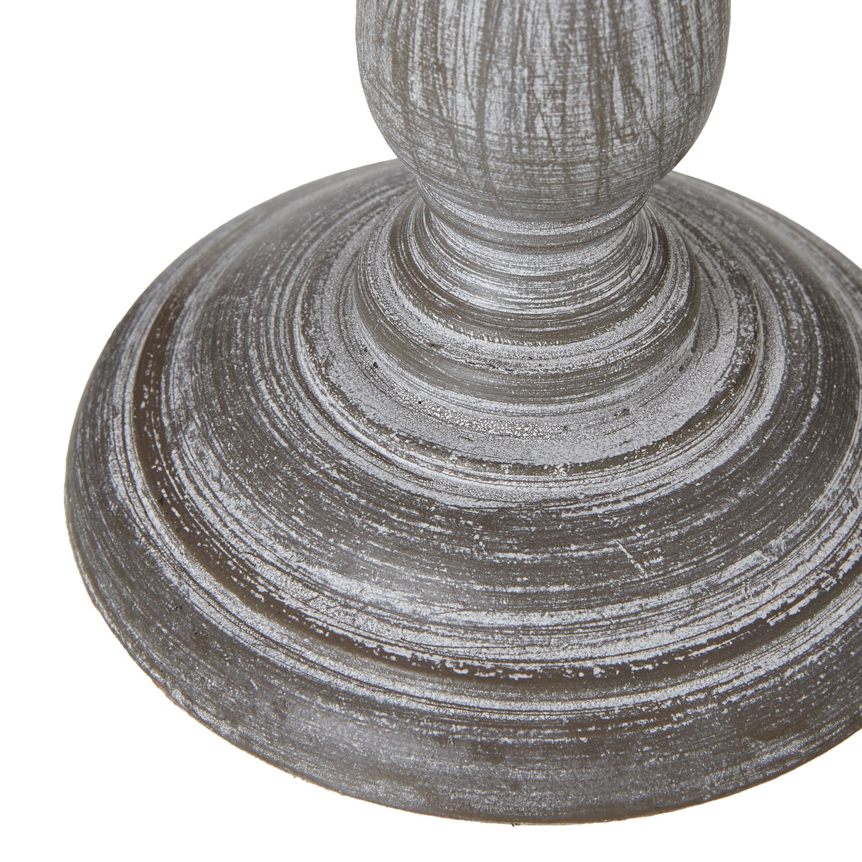 Linen Shade Table Lamp With Column-Inspired Wooden Base - Augusta