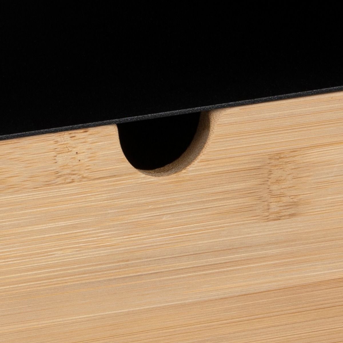 Metal Bedside Cabinet Wall Mounted With 1 Oak Drawer - Joliet