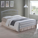 Metal Double Bed With Sprung Slatted Base - Brennington