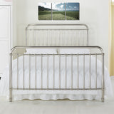 Metal Double Bed With Sprung Slatted Base - Rose
