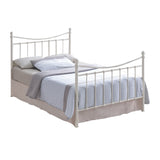Metal Double Bed Victorian Style With Sprung Slatted Base - Alderley