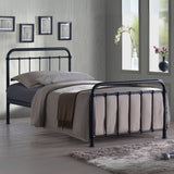 Metal Single Bed With Sprung Slatted Base - Miami