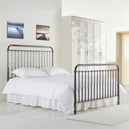 Metal Single Bed With Sprung Slatted Base - Rose