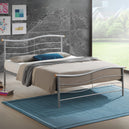 Metal Single Bed With Sprung Slatted Base - Waverley