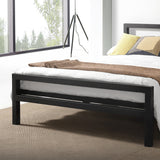 Metal Small Double Bed With Sprung Slatted Base - City Block