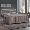 Metal Small Double Bed With Sprung Slatted Base - Miami