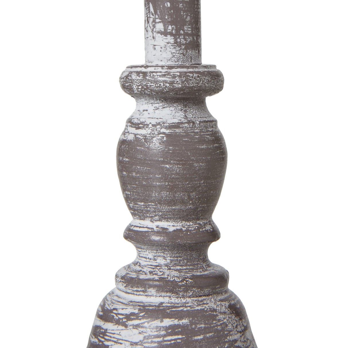 Natural Linen Shade Table Lamp With Washed Wooden Base - Antia