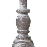 Natural Linen Shade Table Lamp With Washed Wooden Base - Antia