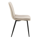 Plush Fabric Dining Chairs in Set Of 4 - Becca