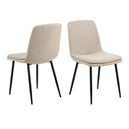 Plush Fabric Dining Chairs in Set Of 4 - Becca