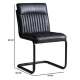 PU Leather Dining Chairs in Set Of 2 - Inverley Designs