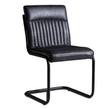 PU Leather Dining Chairs in Set Of 2 - Inverley Designs