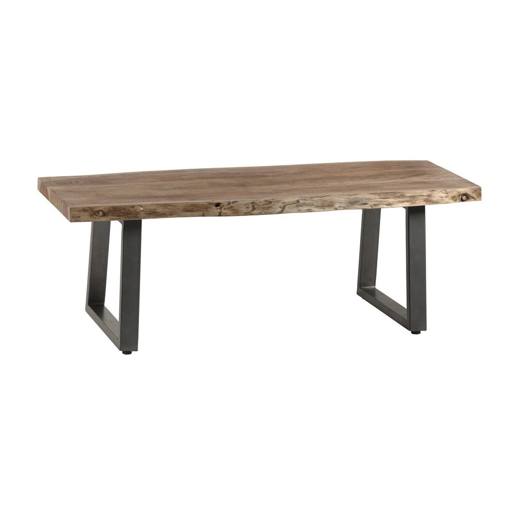Solid Acacia Wood Coffee Table - Baltic Live Edge