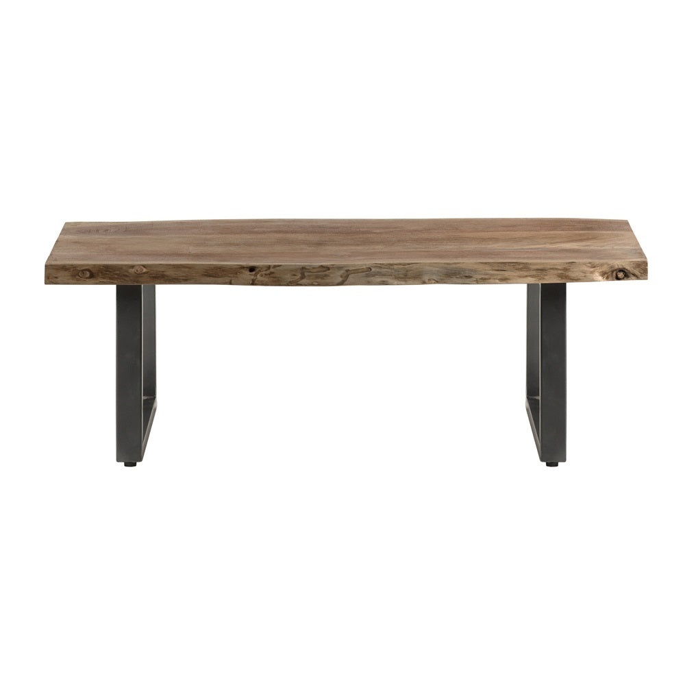 Solid Acacia Wood Coffee Table - Baltic Live Edge