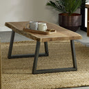 Solid Acacia Wood Coffee Table - Baltic Live Edge