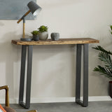 Solid Acacia Wood Console Table - Baltic Live Edge