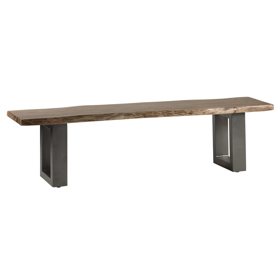 Solid Acacia Wood Dining Bench for 3 People - Baltic Live Edge