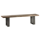 Solid Acacia Wood Dining Bench for 3 People - Baltic Live Edge