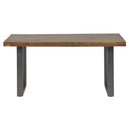 Solid Acacia Wood Dining Table for 6 People - Metropolis