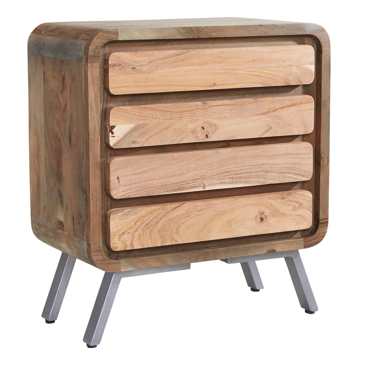 Solid Hardwood Chest Of 4 Drawers - Aspen