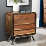 Solid Hardwood Chest Of 4 Drawers - Aspen