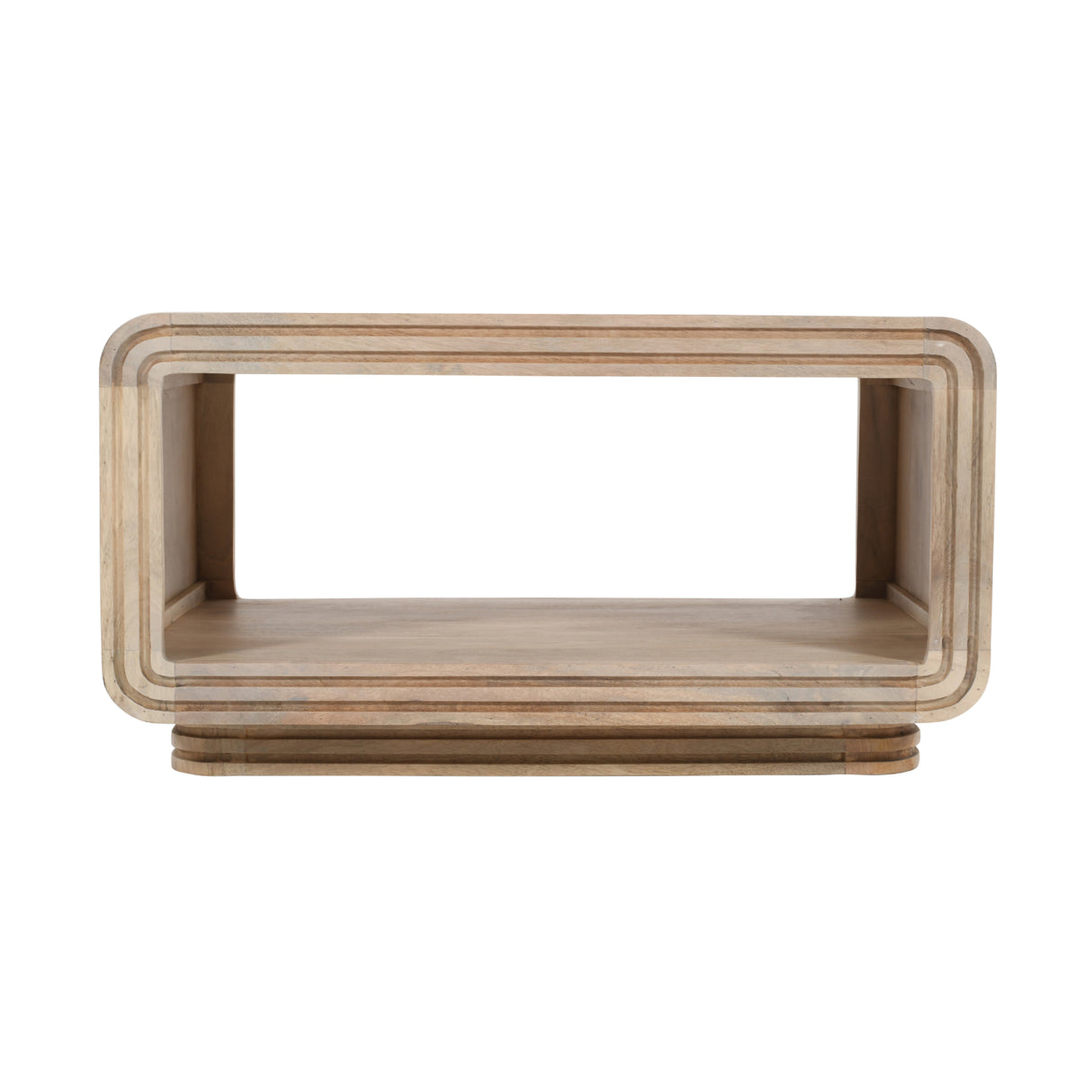 Solid Hardwood Coffee Table Rectangular - Hudson