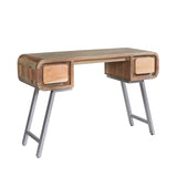 Solid Hardwood Desk for Home And Office With 2 Drawers - Aspen