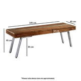 Solid Hardwood Dining Bench - Aspen