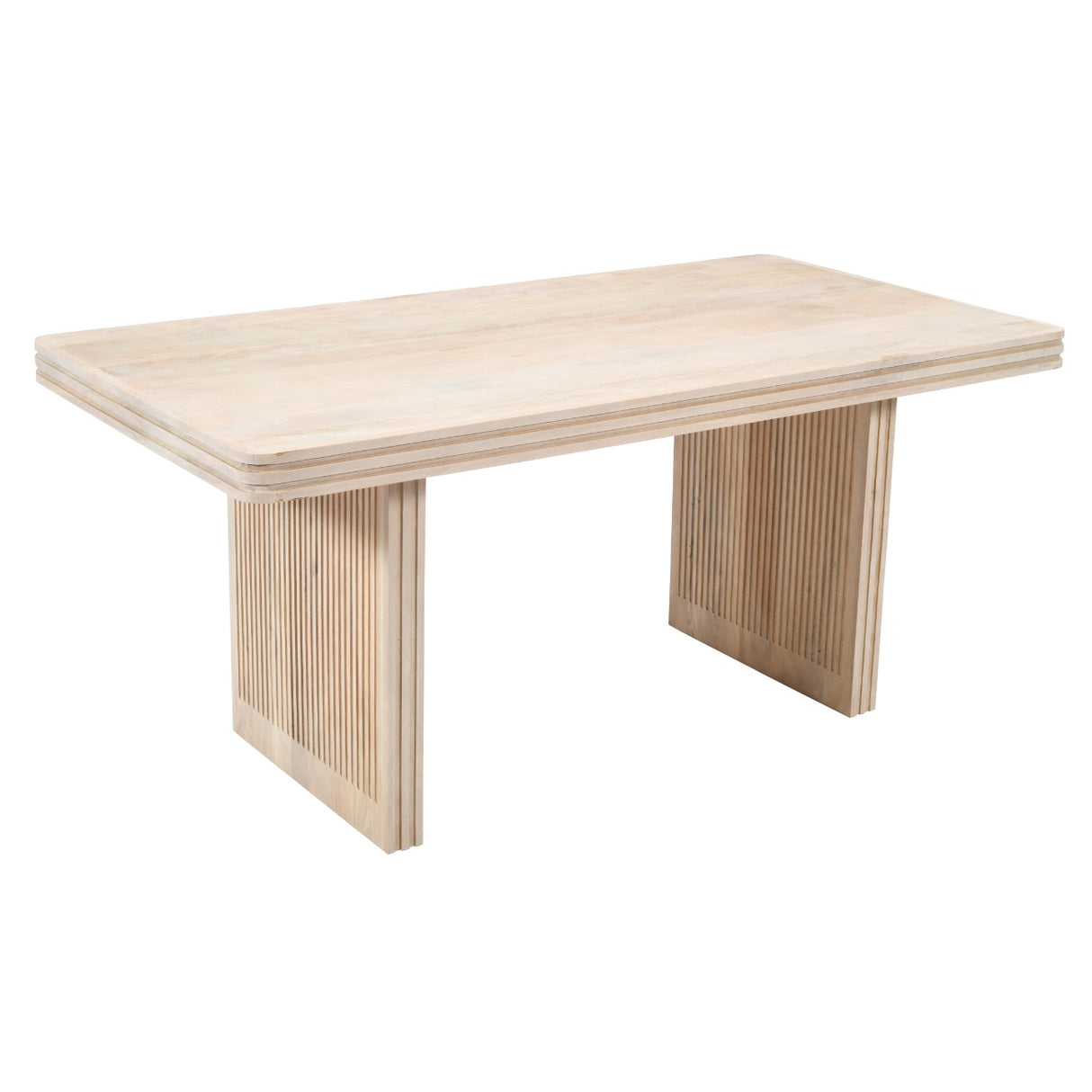 Solid Hardwood Dining Table for 6 to 8 People - Hudson
