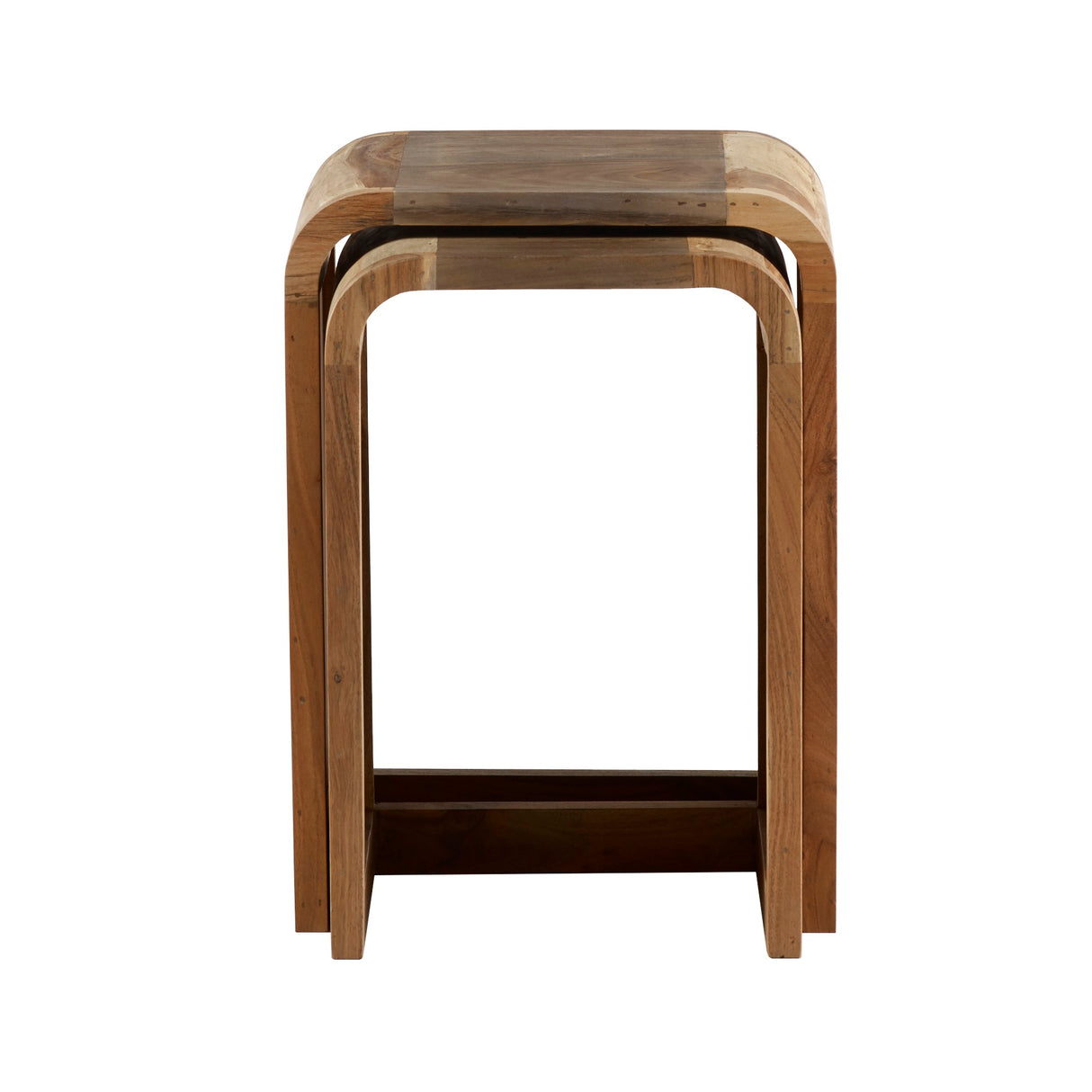 Solid Hardwood Nest Of 2 Tables - Aspen