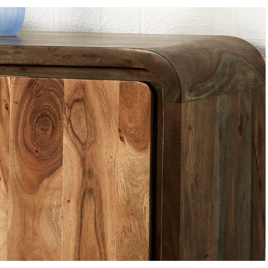 Solid Hardwood Sideboard With 2 Doors And 4 Drawers - Aspen