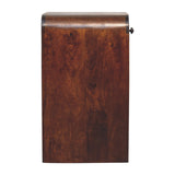 Solid Mango Wood Bedside Cabinet With 1 Drawer - Aspen