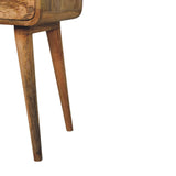 Solid Mango Wood Bedside Cabinet With 1 Drawer - Avora