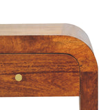 Solid Mango Wood Bedside Cabinet With 1 Drawer - Darcy