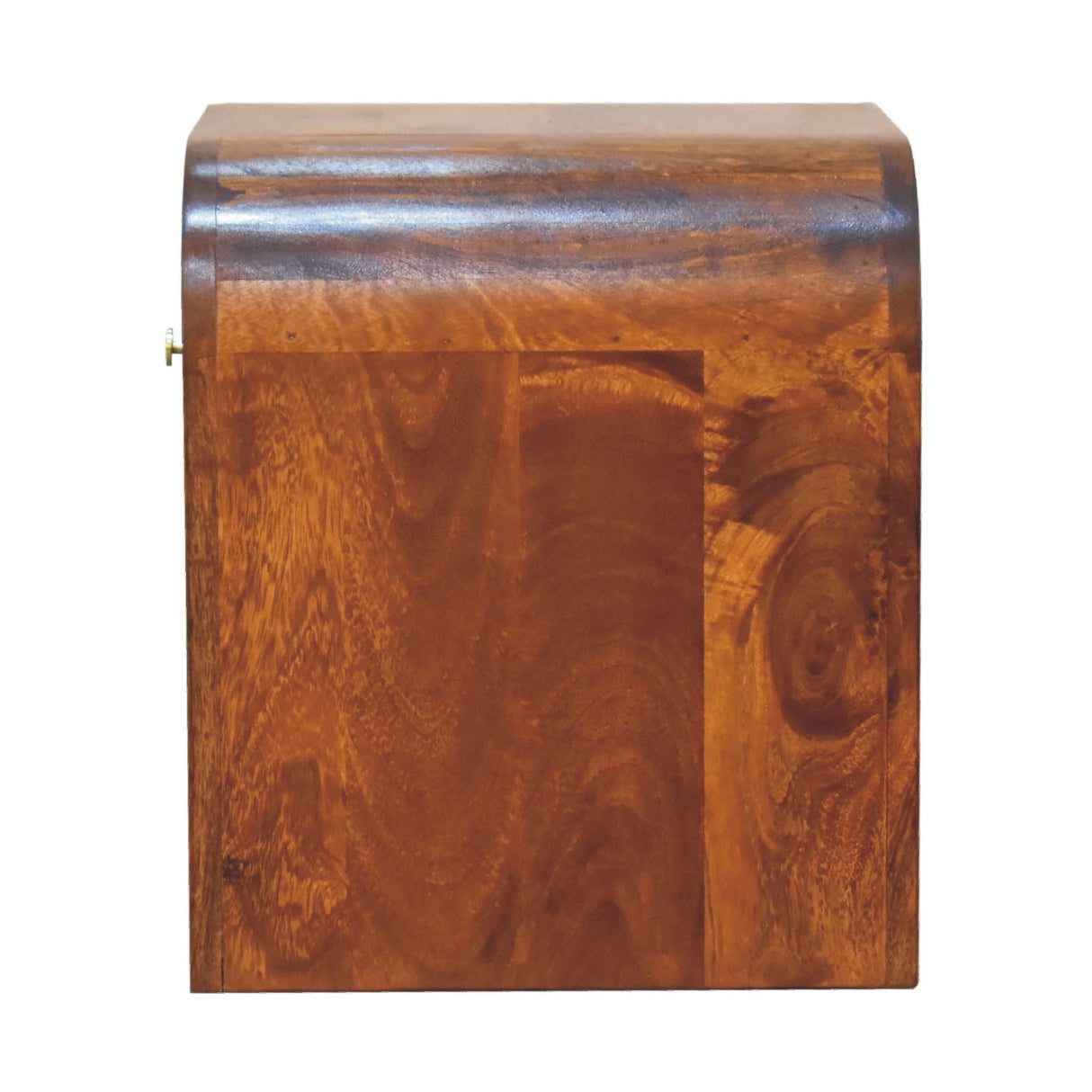 Solid Mango Wood Bedside Cabinet With 1 Drawer - Darcy